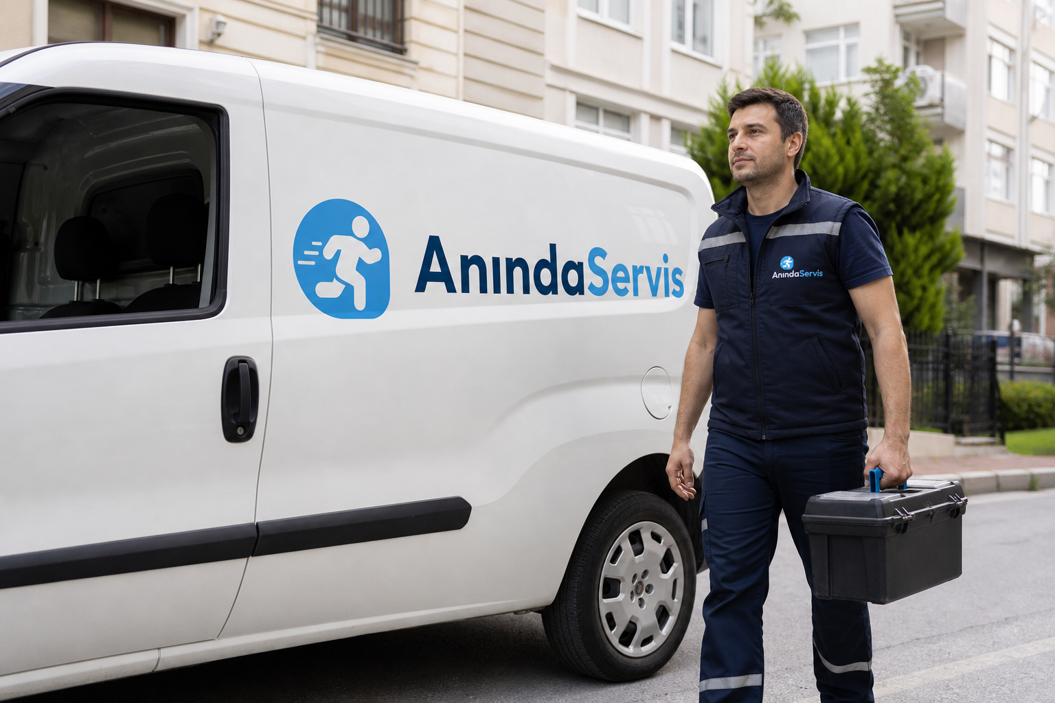 Anında Servis markalı servis aracı - Kocaeli Baykan Kombi Servisi